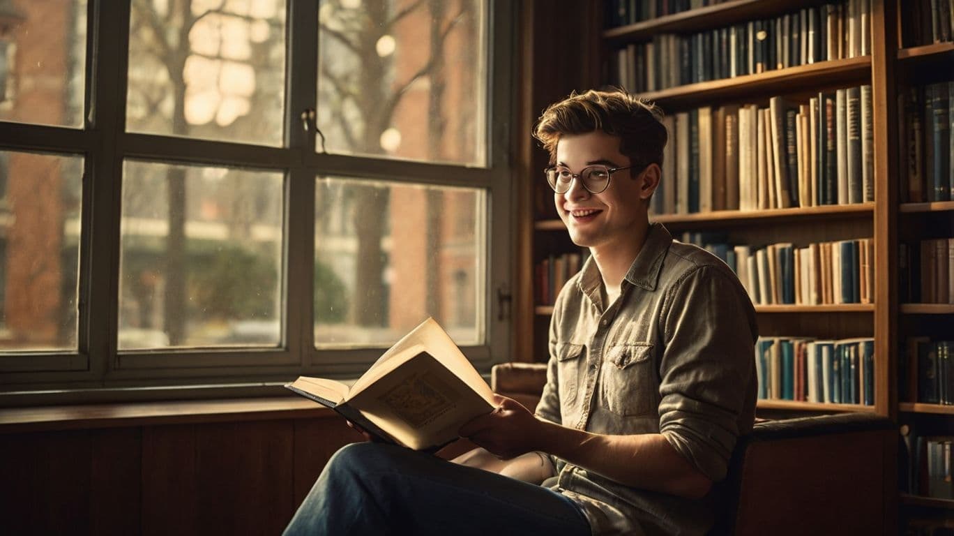 ๐
 John Tried to Look Smart at the Library